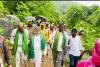 ​భారీ వర్షంలోనూ కొండగట్టు అంజన్న గిరిప్రదక్షిణ