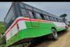 ఆర్టీసీ బస్సుకు తప్పిన ప్రమాదం