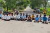 విద్యుత్ సమస్యలపై మల్లారెడ్డిపేట  రైతుల ధర్నా