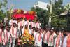 సద్దుల బతుకమ్మ సందర్భంగా దుర్గామాత ఊరేగింపు