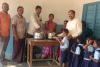 మద్దులపల్లి ప్రాథమిక పాఠశాలలో విద్యార్థులకు అల్పాహారం పంపిణీ.