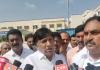 పెద్ది సుదర్శన్‌రెడ్డి విగ్రహ గద్దె కూల్చివేతపై ఫైర్‌