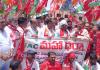సింగరేణి కార్మిక సంఘాల జేఏసీ ఆధ్వర్యంలో మహధర్నా