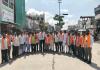 22A భూముల మహాధర్నాకు తరలివెళ్లిన బీజేపీ నాయకులు.