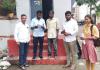 చేయూత పింఛన్ల లబ్ధిదారుల దరఖాస్తుల పరిశీలన.