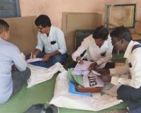 గ్రామాలకు ఎన్నికల సామగ్రి పంపిణీకి సిద్ధం