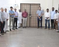 ఈవీఎం గోడౌన్ పరిశీలన    జిల్లా కలెక్టర్ ప్రతీక్ జైన్