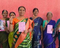 ఉంగరం గుర్తుకు ఓటు వేసి నన్ను  గెలిపించండి  : సోనాల సర్పంచ్ అభ్యర్థి కసిరే స్వరూప రాణి                                                                           