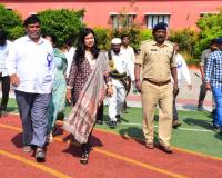 గంభీరావుపేట  ఎన్నికల పోలింగ్ కేంద్రాలలో ఓటింగ్ సరళని పరిశీలించిన :  ఇంచార్జ్ జిల్లా కలెక్టర్ గరీమ అగ్రవాల్ 