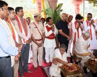 శ్రీ జోగులాంబ బాల బ్రహ్మేశ్వర స్వామి వార్లను దర్శించుకున్న : తెలంగాణ గవర్నర్‌ జిష్ణుదేవ్‌ వర్మ