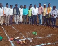 విద్యుత్ సబ్ స్టేషన్ నిర్మాణానికి భూమి పూజ  -సర్పంచ్ ఆడ చంద్రకళ రాజు