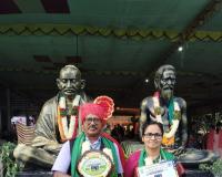 జాతీయ రైతు దినోత్సవం సందర్భంగా ప్రకృతి వ్యవసాయ దంపతులకు ‘పుడమిపుత్ర అవార్డు’ ప్రదానం