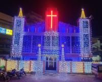 క్రిస్మస్ కు ముస్తాబైన చర్చీలు  నేటి నుండి చర్చిల్లో ప్రత్యేక ప్రార్థనలు