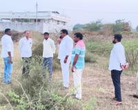 ఎస్సారెస్పీ కేనాల్ కాలువ కబ్జా-  సందర్శించిన ఎమ్మెల్యే కెఆర్ నాగరాజు