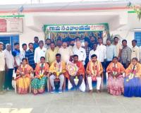 టి.లింగంపల్లి గ్రామ పంచాయతీ పాలకవర్గంను సన్మానించిన ప్రభుత్వ, ప్రైవేటు ఉద్యోగస్తులు, విద్యావంతులు 