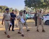 మొదటి విడత పంచాయతీ ఎన్నికలో భాగంగా సమస్యాత్మక పోలింగ్ కేంద్రాలను పరిశీలించిన ....  జిల్లా ఎస్పీ డా. జి. జానకి షర్మిల ఐపీఎస్