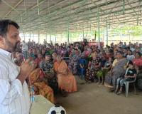 ప్రచారం లో హోరేతిస్తున్న స్వతంత్ర అభ్యర్థి