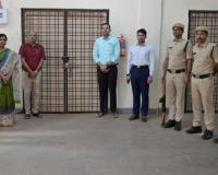 వేర్ హౌస్ సందర్శించిన  :  జిల్లా కలెక్టర్ ప్రతీక్ జైన్ 