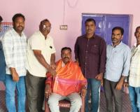ఉమ్మడి మేడిపల్లి ప్రెస్ క్లబ్ ఆధ్వర్యంలో మాజీ సైనికుడికి సన్మానం