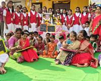 శ్రీ సరస్వతి ఇంటర్నేషనల్ (సీబీఎస్ఈ) స్కూల్ లో  ఘనంగా వసంత పంచమి దినోత్సవ వేడుకలు