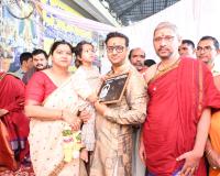 బాసరలో కనులపండుగ గా   వసంత పంచమి వేడుకలు