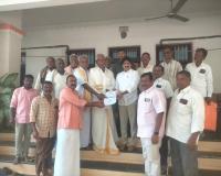 పంచాక్షరి భజన మహా యజ్ఞం కార్యక్రమంకు  ఎమ్మెల్సీ ని,ఎమ్మెల్యే ను ఆహ్వానించిన : భజన మండలి 