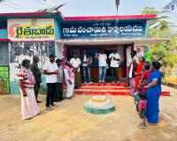 పరిసరాల పరిశుభ్రత పై ప్రభుత్వ కళాకారుల అవగాహన కార్యక్రమలు 