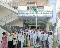 తెలకపల్లి సింగిల్ విండోలో ఘనంగా గణతంత్ర దినోత్సవ వేడుక 