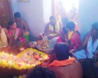 భక్తిశ్రద్ధలతో శివ స్వాముల ప్రత్యేక పూజలు 