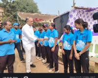 మహిళ  క్రికెట్ జట్లను అభినందించిన   ఎంపీ రఘురామిరెడ్డి.