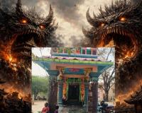 ఆలయాలను  మింగేస్తున్న భూ బకాసురులు..  కోట్లాది విలువైన స్థలం కబ్జా...!! 