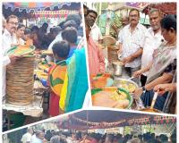 కళ్యాణ వెంకటేశ్వర స్వామి దేవాలయం వర్తక సంఘం ఆధ్వర్యంలో మహా అన్నదాన కార్యక్రమం