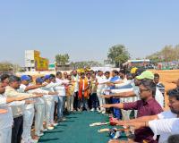 సి వి కే అచ్చంపేట కప్ ఆల్ ఇండియా లెవెల్ క్రికెట్ టోర్నమెంట్ ను   ప్రారంభించిన అచ్చంపేట ఎమ్మెల్యే డాక్టర్ వంశీకృష్ణ 