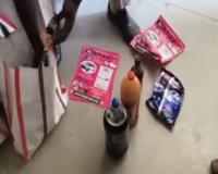 గజ్వేల్ మున్సిపాలిటీలో భారీగా మద్యం, నిత్యవసర వస్తువుల సీజ్