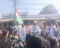 క్యాతనపల్లి ఎన్నికల ప్రచారంలో పాల్గొన్న ఎంపీ