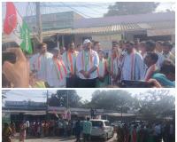 క్యాతనపల్లిలో కాంగ్రెస్‌కు షాక్ ...  వెలవెలబోయిన ఎంపీ గడ్డం వంశీ రోడ్ షో!