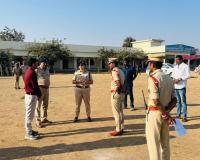 కౌంటింగ్ కేంద్రాల వద్ద పకడ్బందీ బందోబస్తు...  క్షేత్రస్థాయిలో తనిఖీలు నిర్వహించిన జిల్లా ఎస్పీ స్నేహ మెహ్ర