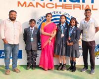 సీఎం కప్ తైక్వాండో రాష్ట్రస్థాయి పోటీలకు ఎంపికైన నారాయణ పాఠశాల విద్యార్థిని