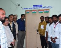 ప్రశాంతంగా కౌంటింగ్ ప్రక్రియ ప్రారంభం.  జిల్లా కలెక్టర్ బి. ఎం. సంతోష్