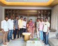 నిజాంపేట్ మున్సిపల్ కార్పొరేషన్ మాజీ మేయర్ కోలన్ నీలా గోపాల్ రెడ్డికి మహా శివరాత్రి, శివాజీ జయంతి శోభాయాత్రకు ఆహ్వానం