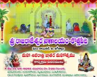 మహాశివరాత్రి జాతరకు ముస్తాబైన శ్రీ రాజరాజేశ్వర నాగాలయం