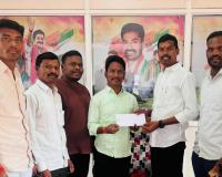 సామూహిక వివాహాలకు వెడ్మ ఫౌండేషన్ తరుపున 50వేల రూపాయల విరాళం.