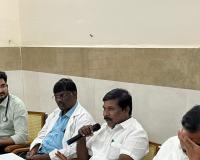 అచ్చంపేట ఏరియా ఆసుపత్రిలో  వైద్యులతో సమీక్ష సమావేశం నిర్వహించిన  అచ్చంపేట ఎమ్మెల్యే డాక్టర్ వంశీకృష్ణ 