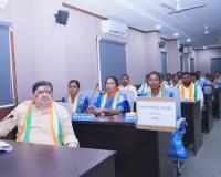 హుస్నాబాద్ మున్సిపల్ లో ప్రమాణ స్వీకారం చేసిన 20మంది కౌన్సిలర్లు 