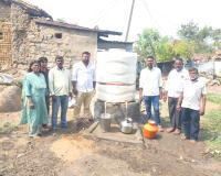 మంచి నీటి సమస్య పరిస్కారం చేసిన పెద్ద ఎక్లరా గ్రామ సర్పంచ్ మహేష్