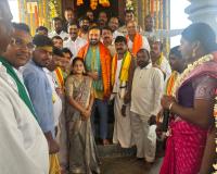 గాంధారి లో శ్రీ మల్లికార్జున స్వామి  3వ వార్షికోత్సవ వేడుకలకు  హాజరైన ఎమ్మెల్యే మదన్ మోహన్