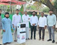 జెస్సి గ్రెస్సి ఫౌండషన్ ఫౌండర్ ఆధ్వర్యంలో మజీద్ కు వాటర్ డిస్పెన్సర్ ను అందజేత 