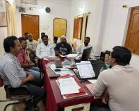 కల్వకుర్తి ఆర్డీవో కార్యాలయంలో రాజకీయ పార్టీల సమావేశం