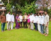 మాజీ ఎమ్మెల్యే ఆధ్వర్యంలో  సర్పంచుల పోరం ఘన సన్మానం 