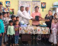 గోవింద్‌తండా పాఠశాలకు మైక్ వితరణ